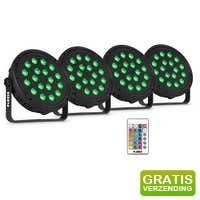 Bekijk de aanbieding van MaxiAxi.com: 4 x Fuzzix Comet M16 LED par