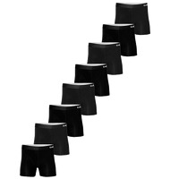 Bekijk de aanbieding van 1dagactie.nl: Apollo Boxershorts Heren Bamboo Basic zwart 8-pack