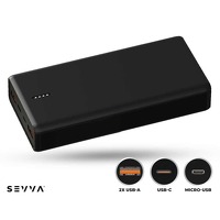 Bekijk de aanbieding van Voordeelvanger.nl: Sevva 20.000 mAh powerbank