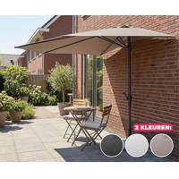 Bekijk de aanbieding van Voordeelvanger.nl 2: Parasol halfrond 270cm