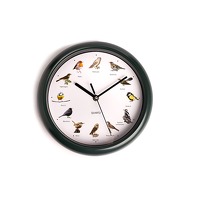 Bekijk de aanbieding van DealDonkey.com: Nexxt Vogelklok - 25 cm - Klok met vogelgeluiden elk uur