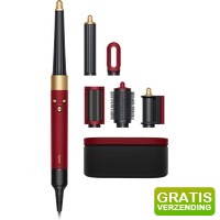 Bekijk de aanbieding van Coolblue.nl 3: Dyson Airwrap i.d. Straight + Wavy Red Velvet/Goud