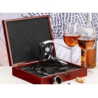 Bekijk de aanbieding van DealDonkey.com 2: Hi Wijnset met koffer - 10 Delig