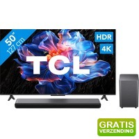Bekijk de aanbieding van Coolblue.nl 3: TCL LED P61 K 4 K (2025) en soundbar