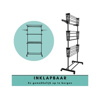 Bekijk de aanbieding van DealDonkey.com 4: Niceey Droogtoren - 45 m drooglengte - Wasrek inklapbaar