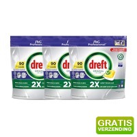 Bekijk de aanbieding van DealDonkey.com: Dreft Original All in One Regular Vaatwastabletten - Lemon - 270 stuks