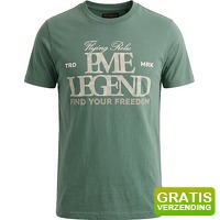 Bekijk de aanbieding van Suitableshop: PME Legend Artwork T-shirt Deep Sea