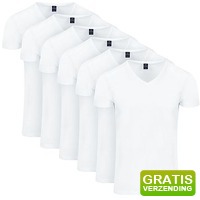 Bekijk de aanbieding van Suitableshop: Suitable Vitasu T-Shirt V-Hals wit 6-Pack