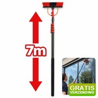 Bekijk de aanbieding van DealDonkey.com 4: Nexxt Waterbezem - 7 m - Waterborstel - Uitschuifbaar - Oranje