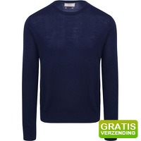 Bekijk de aanbieding van Suitableshop: King Essentials The John Pullover Merino Navy