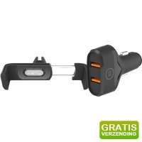 Bekijk de aanbieding van Coolblue.nl 1: Kenu Telefoonhouder Auto Luchtrooster + BlueBuilt Autolader Quick Charge 18W