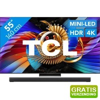 Bekijk de aanbieding van Coolblue.nl 1: TCL SQD Mini-LED 80 L (2026) en soundbar