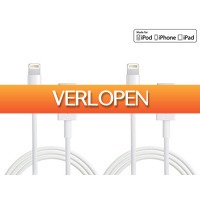 iBOOD.nl Extra: 2 x Plus One MFI Lightningkabel