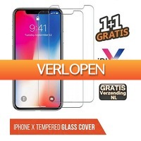 KoopjeNU: 2 x iPhone X Tempered Glass screenprotector