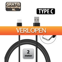 KoopjeNU: USB Type-C kabel 2 meter