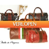 1DayFly Outdoor: Leren italia in progress travel bag