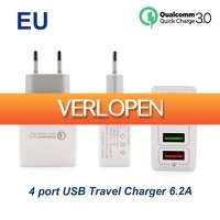 Priceattack.nl: 4-poorts USB Fast Charger