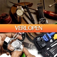 Slimmedealtjes.nl: 13-delige horloge reparatiekit