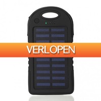 TipTopDeal.nl: Solar Powerbank 12000mAh