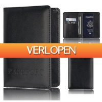 TipTopDeal.nl: Paspoort hoes met pasjeshouder