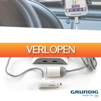 Wilpe.com - Elektra: Grundig autolader mobiele adapter 12/24 V