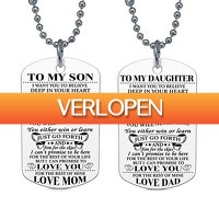 CheckDieDeal.nl: To my son of To my daughter ketting