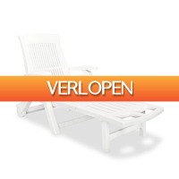 VidaXL.nl: vidaXL ligstoel met voetsteun