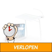 MAXXMEE Inklaptafel met bureaulamp - wit