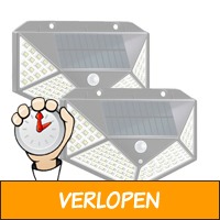 LED Solar buitenlampen met bewegingssensor - Dag/Nacht ..