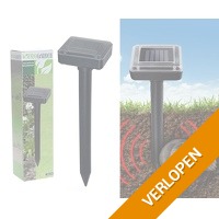 Mollenverjager met zonnepaneel