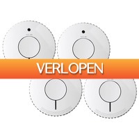 iBOOD.be: 4 x FireAngel optische rookmelder 10 jaar