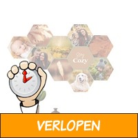 Voucher: 8 x foto op hexagon