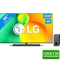 Bekijk de deal van Coolblue.nl 2: LG 86NANO766QA (2022) + Soundbar