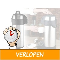 Thermoskan met pomp - 5 Liter