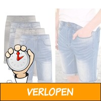 Mario Russo denim korte broek