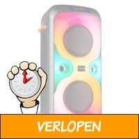 Fenton BoomBox440 - Accu partybox met microfoon en LED'..