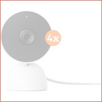 4 x Google Nest binnencamera