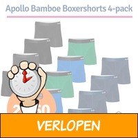 Apollo Bamboe boxershorts 4-pack