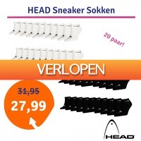 1dagactie.nl: 20 paar Head sneaker sokken
