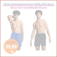 Dagaanbieding Puma Zwembroek Heren Utili..