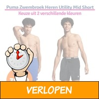 Dagaanbieding Puma Zwembroek Heren Utility Mid Shorts