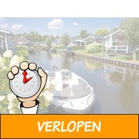 Vakantiepark Giethoorn + sloep