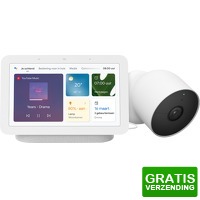 Bekijk de deal van Coolblue.nl 3: Google Nest Cam + Google Nest Hub 2