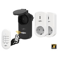 Bekijk de deal van DealDonkey.com 4: Mr Safe Draadloze stopcontactenset - met afstandsbediening (Met randaarde)