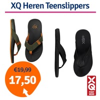 Bekijk de deal van 1dagactie.nl: Dagaanbieding XQ Teenslippers heren Comfortable Cushion - Keuze uit 2 kleuren