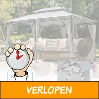 Tuinprieel met solar LED verlichting