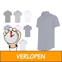 Cappuccino short sleeve overhemd