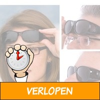 Overzetzonnebril met 100% UV-protectie