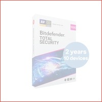 Voucher 2 jaar Bitdefender Total Securit..