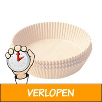 FEDEC Airfryer papieren bakjes 16cm - 50 pack